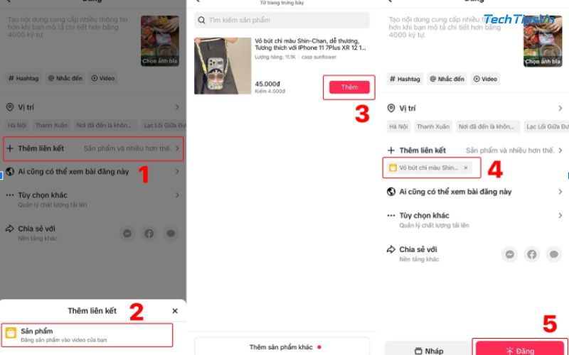 Hướng dẫn làm TikTok Shop Affiliate từ A-Z cho người mới bắt đầu Bạn hãy nhớ thêm liên kết sản phẩm trước khi đăng video lên Tiktok