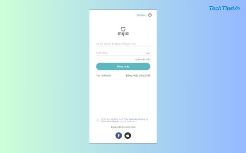 Hướng dẫn cách cài đặt wifi repeater Xiaomi đơn giản tại nhà Đăng nhập hoặc tạo tài khoản trên ứng dụng