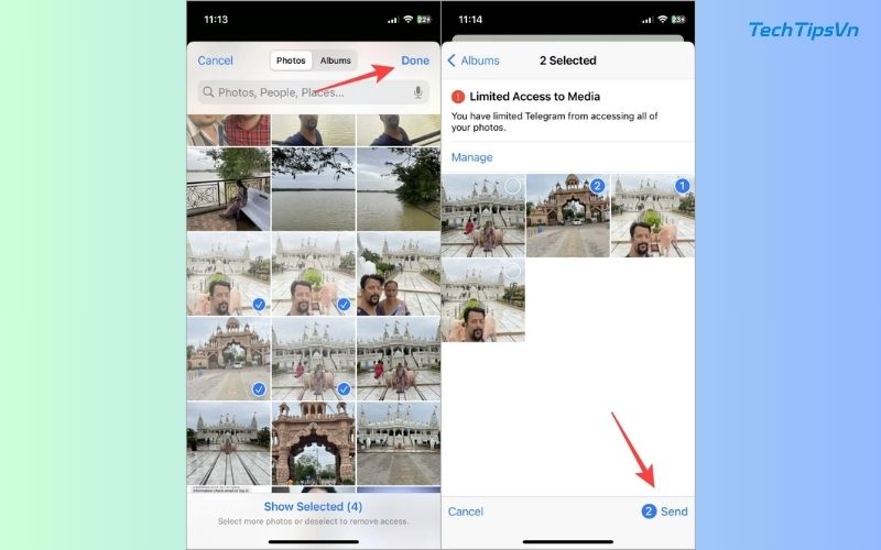 Hướng dẫn cách gửi ảnh và video chất lượng cao trên Telegram Gửi ảnh và video với chất lượng gốc