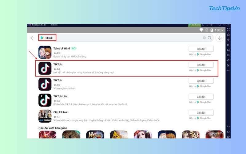 Hướng dẫn chi tiết cách tải TikTok PC nhanh, đơn giản nhất Nhấn cài đặt