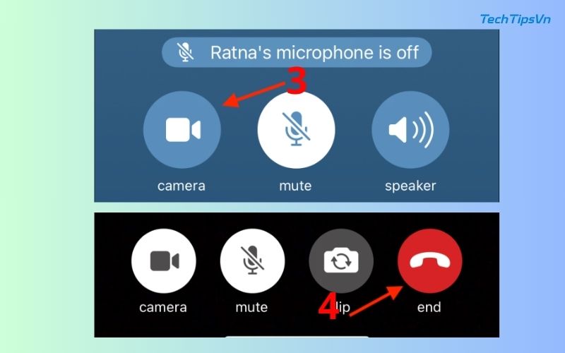 Cách thực hiện cuộc gọi video trên Telegram trên điện thoại, PC Cách thực hiện cuộc gọi video trên Telegram điện thoại iOS - Bước 2