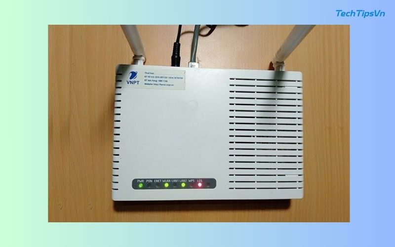 Kiểm tra đèn tín hiệu trên modem wifi