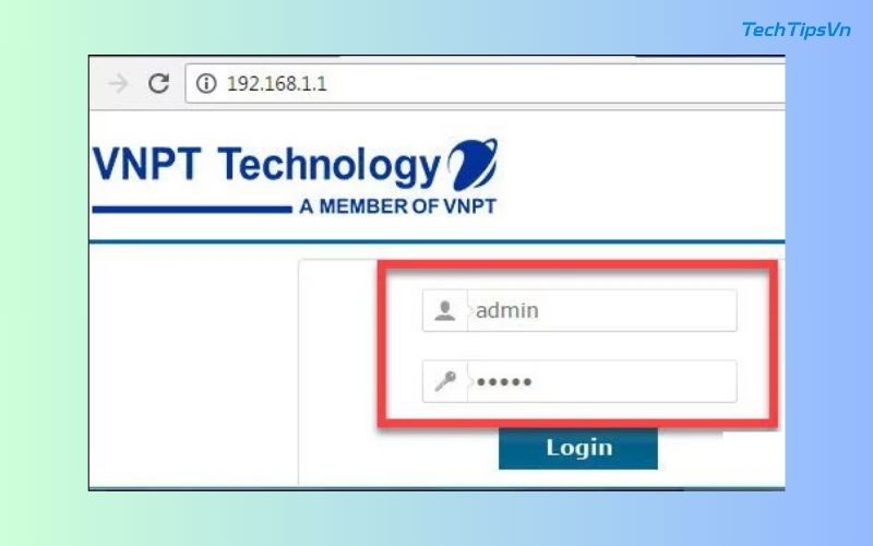 Đăng nhập tài khoản bằng trình duyệt web