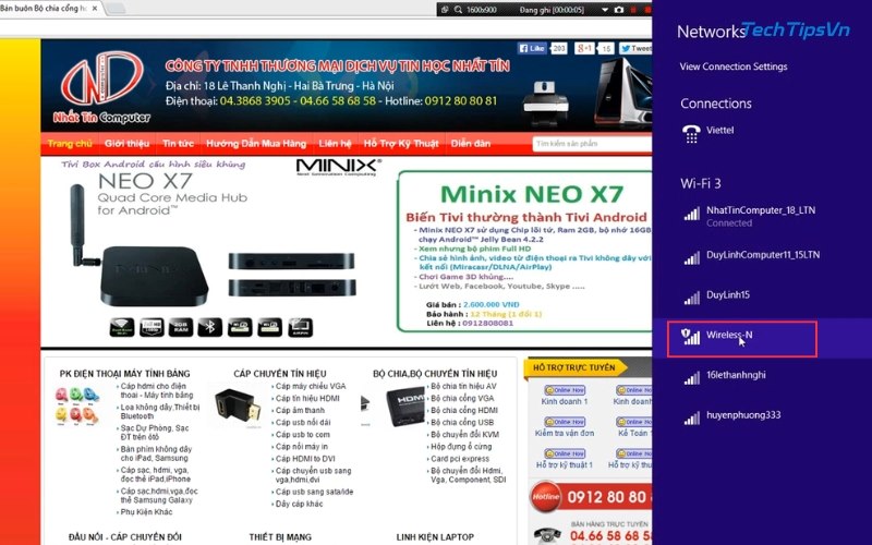 Cách cài đặt WiFi repeater Wireless-N đơn giản tại nhà Kết nối với WiFi mặc định của WiFi repeater Wireless-N