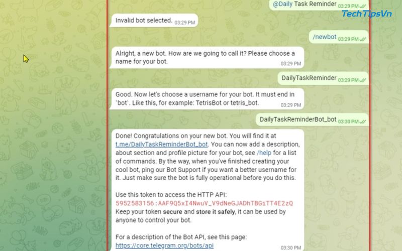 Tham khảo hướng dẫn tạo Bot Telegram chi tiết từng bước Lập trình Bot để thực hiện các tác vụ cụ thể