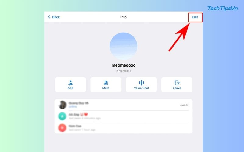 Tạo nhóm Telegram: Bước đơn giản để kết nối với mọi người Chọn Add Admin nhóm