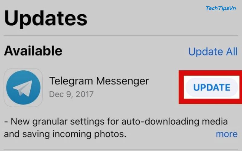 Telegram không gửi mã code – Cách xử lý hiệu quả trong 3 bước Telegram không gửi mã code có thể do bạn chưa cập nhật ứng dụng