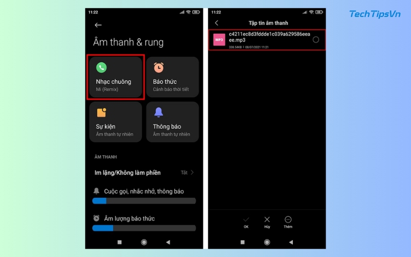 cách lấy nhạc tiktok làm nhạc chuông​
