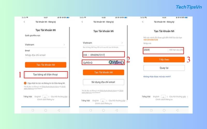 Cách cài đặt bộ kích sóng wifi Xiaomi Gen 2 chi tiết, dễ hiểu Đăng ký tài khoản Xiaomi