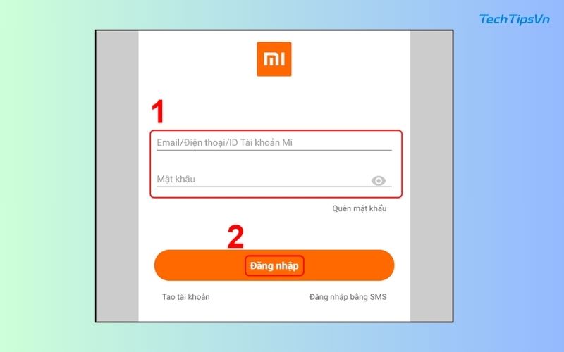 Cách cài đặt bộ kích sóng wifi Xiaomi Gen 2 chi tiết, dễ hiểu Đăng nhập vào Xiaomi