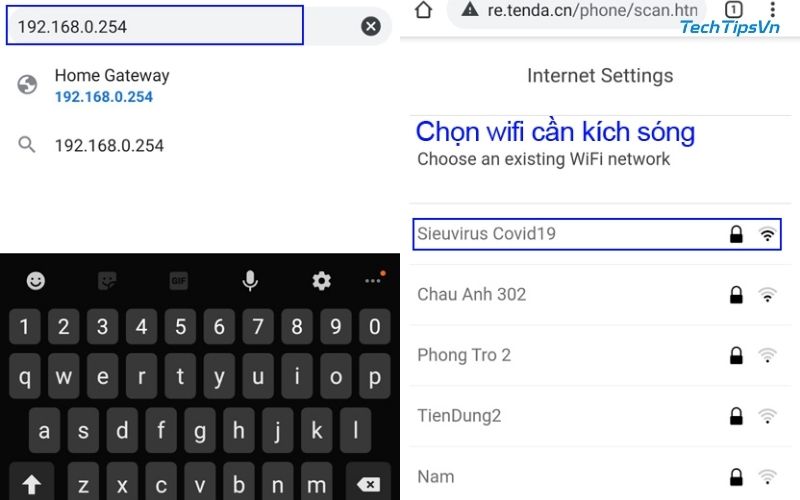 Cài đặt kích sóng Wifi TENDA đơn giản tại nhà chỉ 5 phút cài đặt kích sóng Wifi TENDA