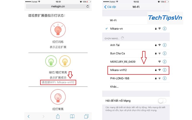 Hướng dẫn cài đặt kích wifi Mercury MW302RE đơn giản tại nhà Bước 6 + Bước 7