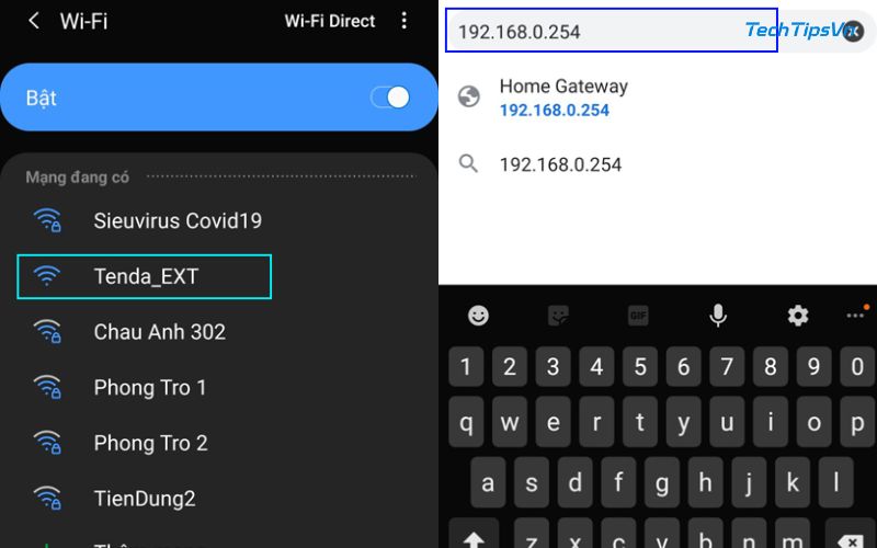2 Cách cài đặt kích sóng Wifi Tenda A9 đơn giản trong 5 phút Hướng dẫn cài đặt kích sóng Wifi Tenda A9 bằng điện thoại bước 3