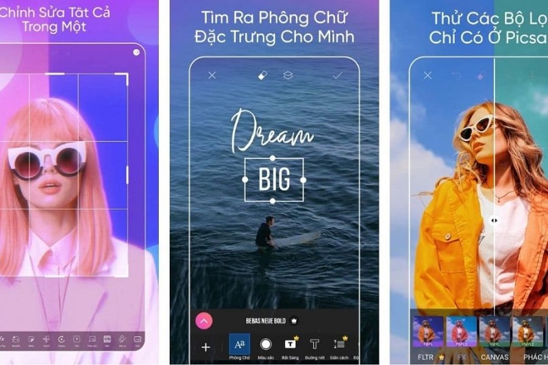 Những tính năng đặc biệt trên điện thoại của Picsart Gold